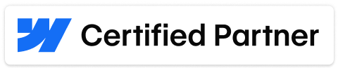 Webflow Certified Partner Logo - Volt Digital Singapore